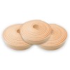 3PCS Per Pack Natural Color Belt Blanks, 1/2" to 1-1/2" Wide, 30-45" long.