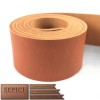 1/2" to 4" Wide, 50" to 70" Long, Tan (Tobacco) Color, Veg-Tan Leather Straps.