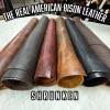 8/9oz. Real American Bison Leather - Shrunken