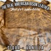 3/4oz. Real American Bison Leather - Sioux, Vanilla color.
