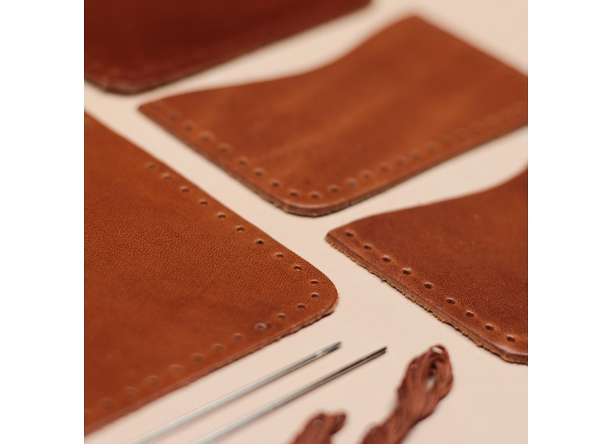 DIY Wallet - Do It Your Own, with Vegetable Tanned Natural Leather!