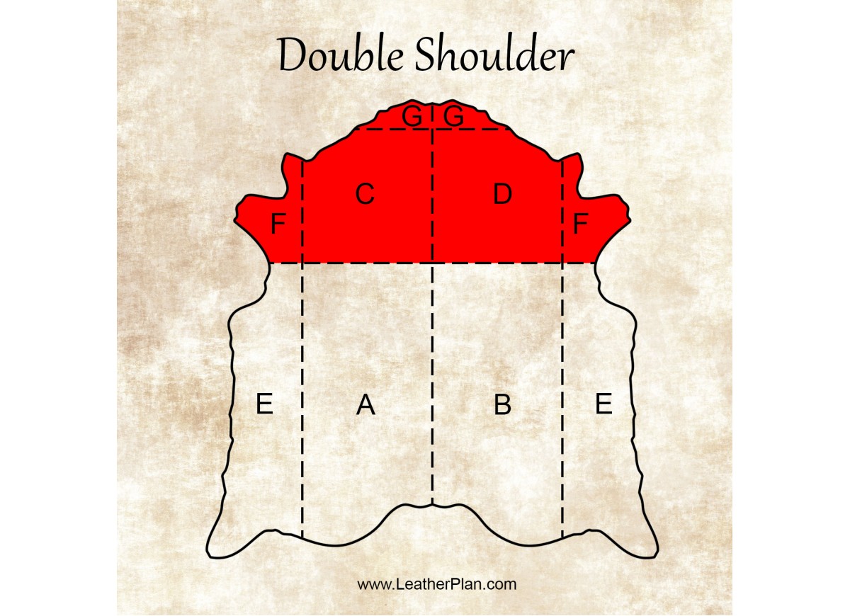 5/6 oz. Double Shoulder, Spade-S Chestnut 9-13 sf.