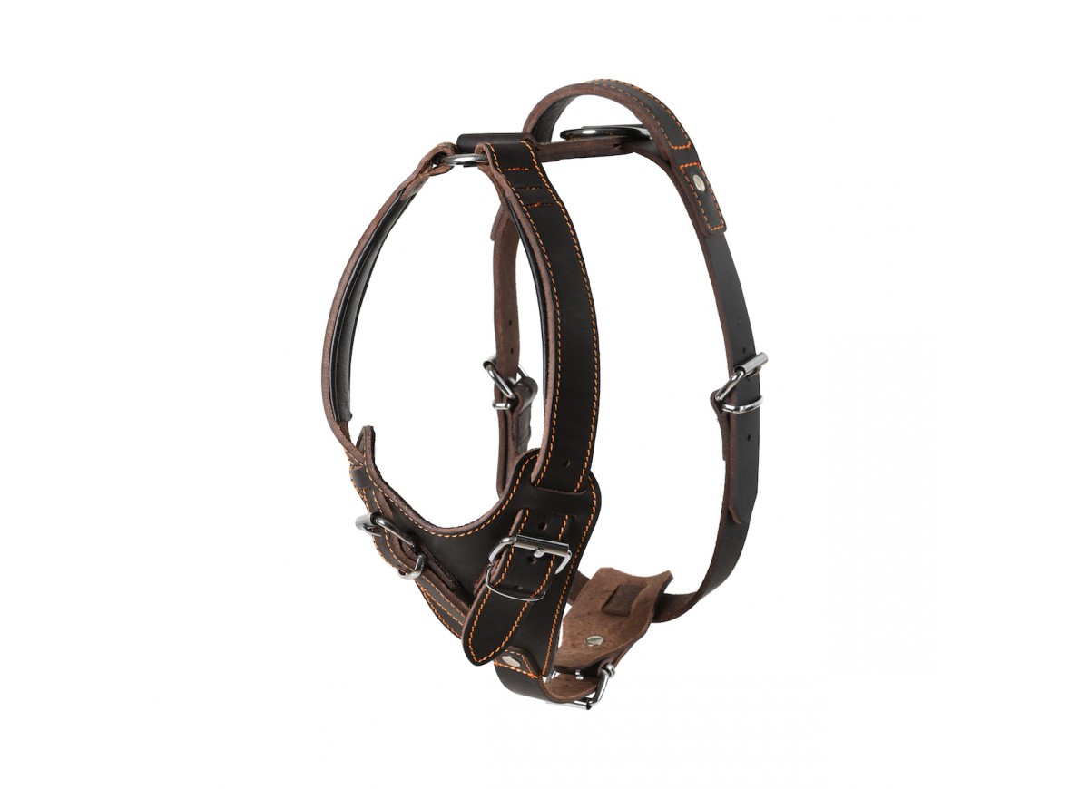 Macha Pet Handmade Harness 100% Genuine Leather