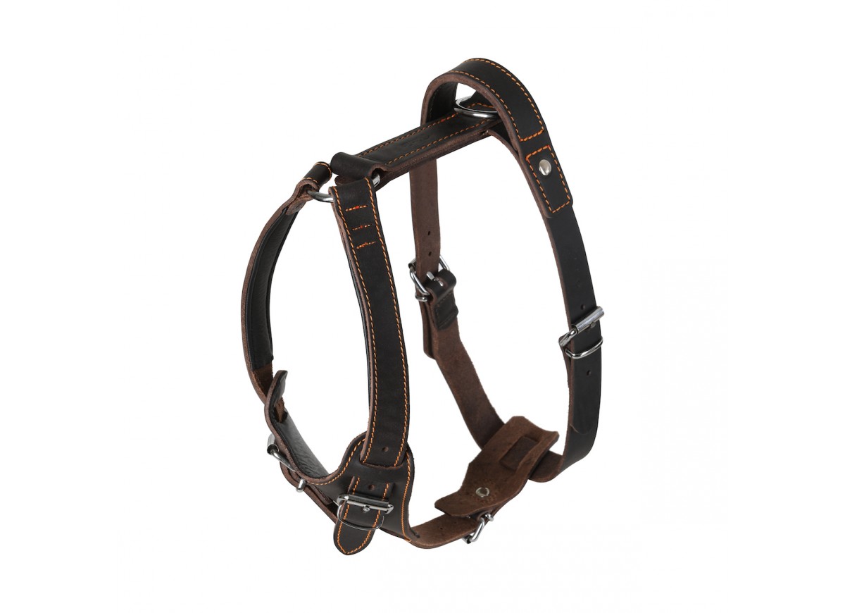 Macha Pet Handmade Harness 100% Genuine Leather