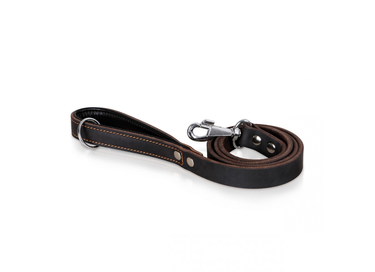 Macha Pet Handmade Riveted Leash 100% Genuine Leather