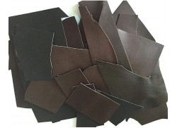 2 LBS of Real, Vegetable-Tanned Cowhide Leather Scraps/Remnants