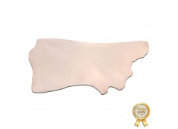 2/3 to 10/11 oz. Vegetable tanned natural tooling leather V1 EXTRA PRIME SELECTION sides (FLAWLESS European hides)